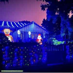 Christmas Light display at 16 Hillard Street, Malvern East