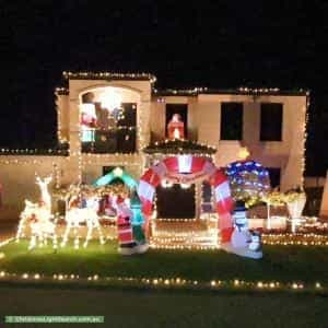 Christmas Light display at 42 Glen Ross Chase, Jane Brook