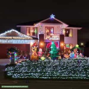 Christmas Light display at 5 Corker Close, Narre Warren