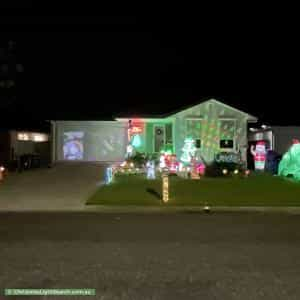 Christmas Light display at 13 Guy Avenue, Forster