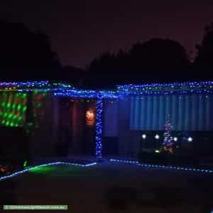 Christmas Light display at 16 Summerford Road, Aberfoyle Park