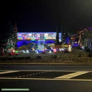Christmas Light display at 139 Kingsford Smith Drive, Melba