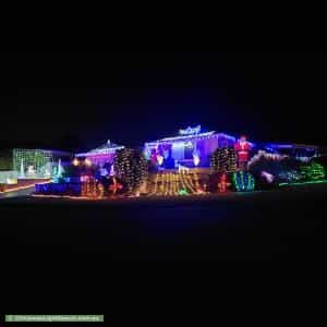 Christmas Light display at 2 Tumba Court, Joondalup