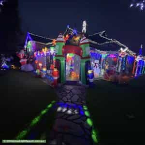 Christmas Light display at 74 Rose Terrace, Wayville