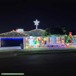 Christmas Light display at  Leroy Street, Delacombe