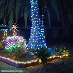 Christmas Light display at 13 Busbridge Way, Willaston