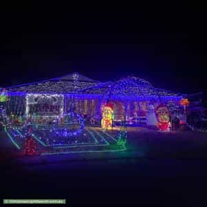 Christmas Light display at 5 Coongan Court, Heathridge