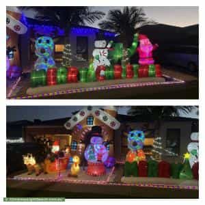 Christmas Light display at 3 Pangana Drive, Point Cook