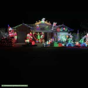Christmas Light display at 1 Sirius Avenue, Hope Valley