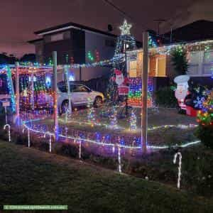 Christmas Light display at 28 Kingsway, Kingsgrove