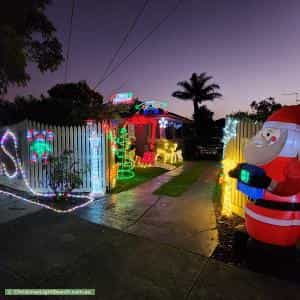 Christmas Light display at Baratta Street, Blackburn South