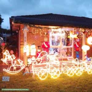 Christmas Light display at  Fleetwood Drive, Narre Warren