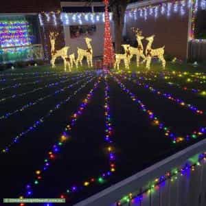 Christmas Light display at 67 Harbour Drive, Patterson Lakes