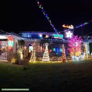 Christmas Light display at 34 Narelle Crescent, Rochedale South