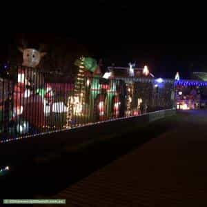 Christmas Light display at 210 Wilsons Road, Newcomb