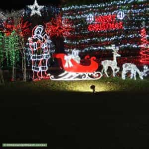Christmas Light display at 73 Amphitheatre Circuit, Baulkham Hills