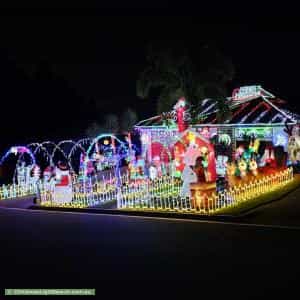 Christmas Light display at 4 Santa Clara Rise, Upper Coomera