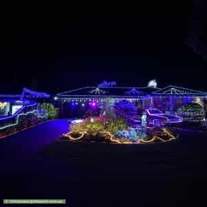 Christmas Light display at  Starchenko Court, Carrum Downs