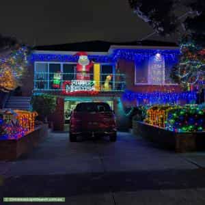 Christmas Light display at 41 Cameron Avenue, Oakleigh South