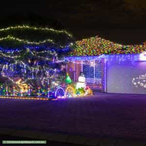 Christmas Light display at 23 Eradu Ramble, Hocking