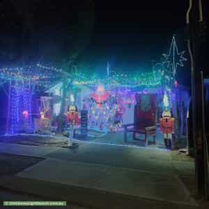 Christmas Light display at 8 Bowaka Street, Park Holme