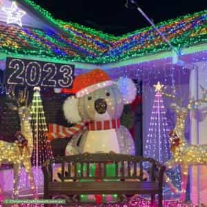 Christmas Light display at 55 Brushwood Circuit, Forest Lake