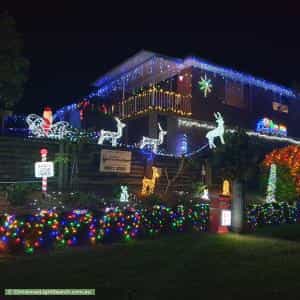 Christmas Light display at 28 Beacon Avenue, Glenhaven