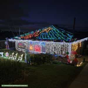 Christmas Light display at 14 Dane Street, Karabar