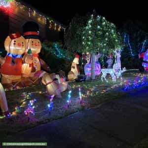 Christmas Light display at 3 Frodsham Road, Ringwood