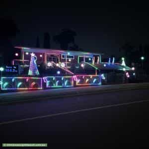 Christmas Light display at 18 Temira Crescent, Larrakeyah