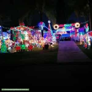 Christmas Light display at 14 Burrum Court, Eagleby