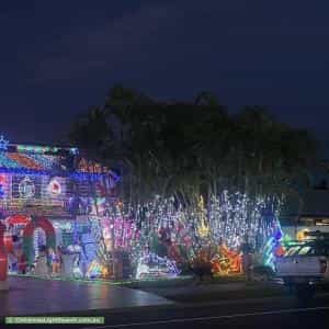 Christmas Light display at 14 Clark Terrace, Sandstone Point