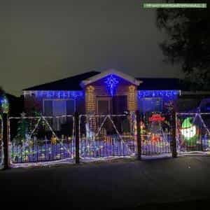 Christmas Light display at 61 Pepperbush Circuit, Cranbourne