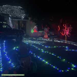 Christmas Light display at 58 Bradley Grove, Mitchell Park