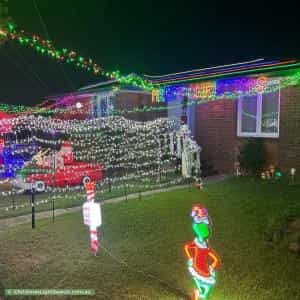 Christmas Light display at 117 Bougainville Road, Blackett