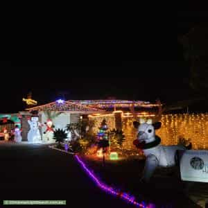 Christmas Light display at 33 Idaho Place, Craigie