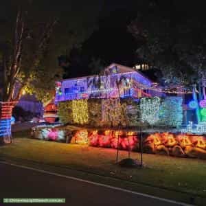 Christmas Light display at  Larwood Place, Ferny Hills