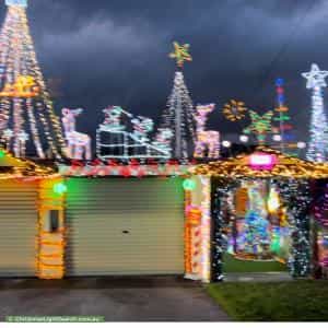 Christmas Light display at 67 Lehmans Road, Beenleigh