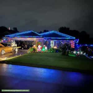 Christmas Light display at 4 Justin Place, Pakenham