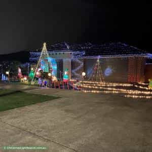 Christmas Light display at 34 Casuarina Drive, Romsey