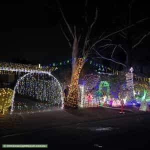 Christmas Light display at 4 Stacy Street, Gowrie