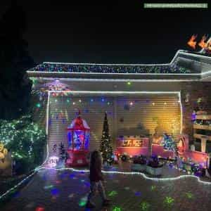 Christmas Light display at 18 Hoysted Avenue, Cranbourne North