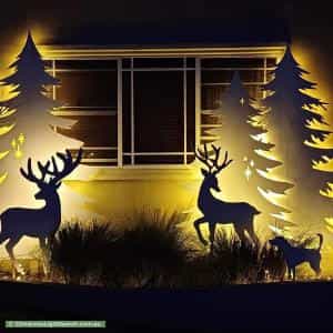 Christmas Light display at 75 Hydrae Street, Revesby