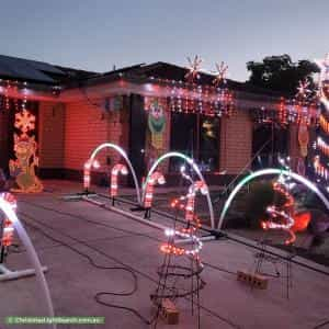 Christmas Light display at 12 Olinda Street, Craigmore