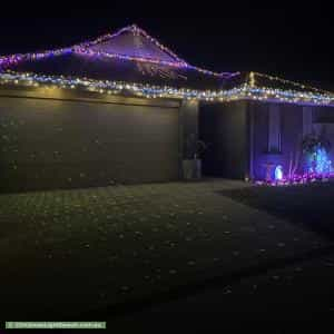 Christmas Light display at  Zaffre Street, Eglinton