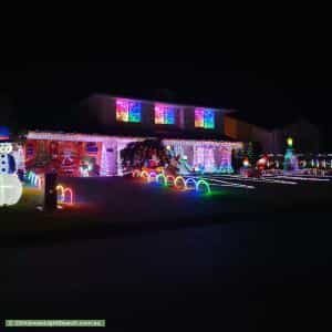 Christmas Light display at 242 Yurunga Drive, North Nowra