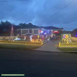 Christmas Light display at 325 Marion Street, Yagoona