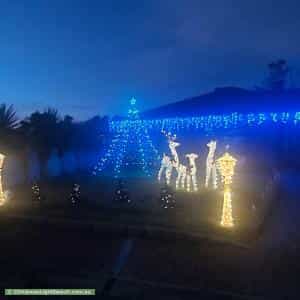 Christmas Light display at  Petrel Close, Seaford Rise