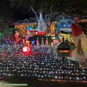 Christmas Light display at 9 Oakwood Avenue, Woodlands