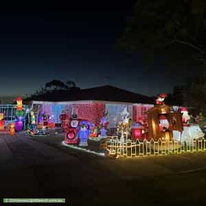 Christmas Light display at 40 Norfolk Crescent, Bundoora